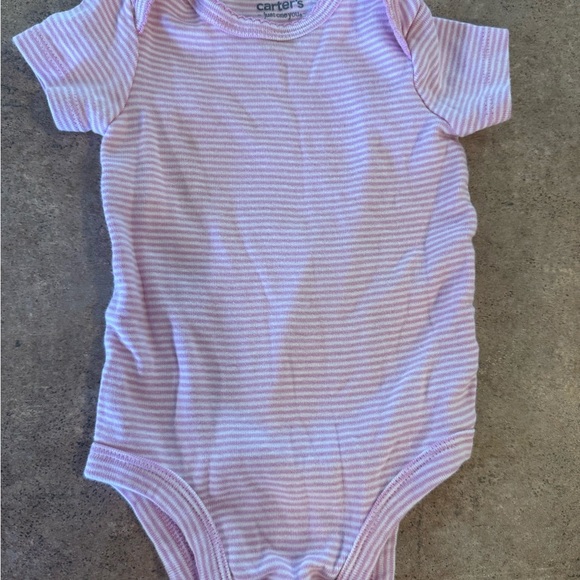 Carter's -Pink, Purple, and Blue Floral Baby Bodysuits, Size 3M - Picture 8 of 11